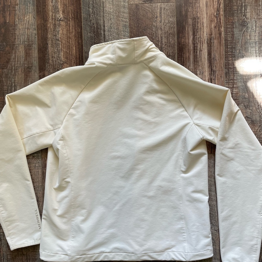 Euc Cream Colored Merrell Jacket, Size M View 5